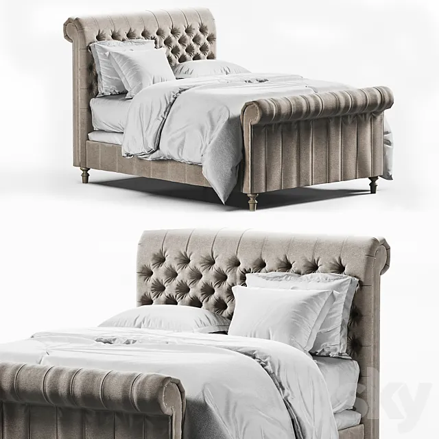 RH_Chesterfield_Fabric 3DS Max Model