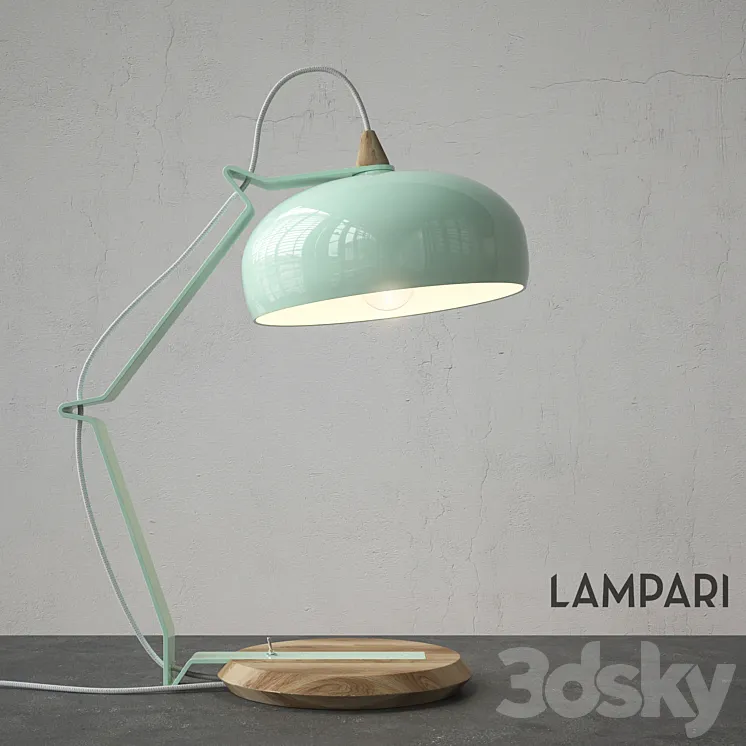 Rhoda Lamp 3DS Max