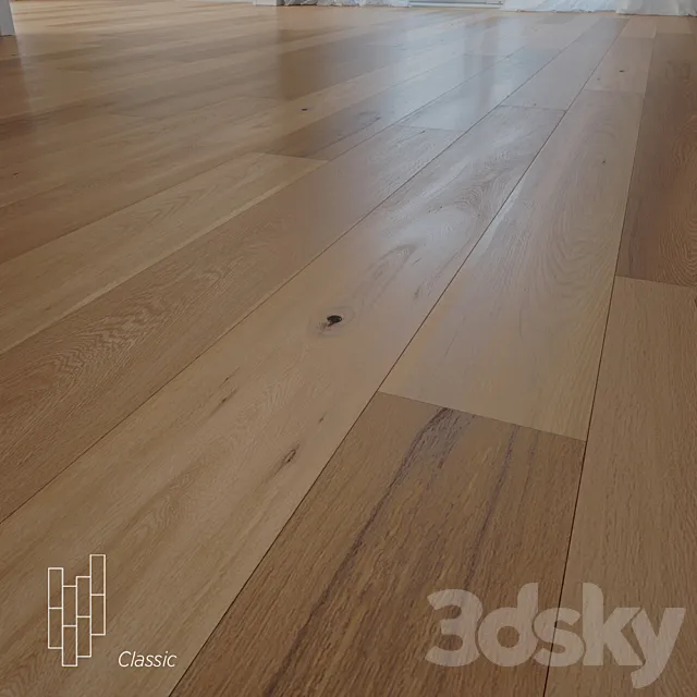 Rhodes oak flooring 3DSMax File