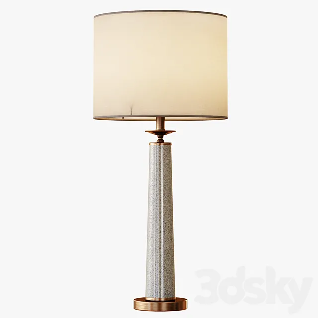 RHYME TABLE LAMP GRAY 3ds Max