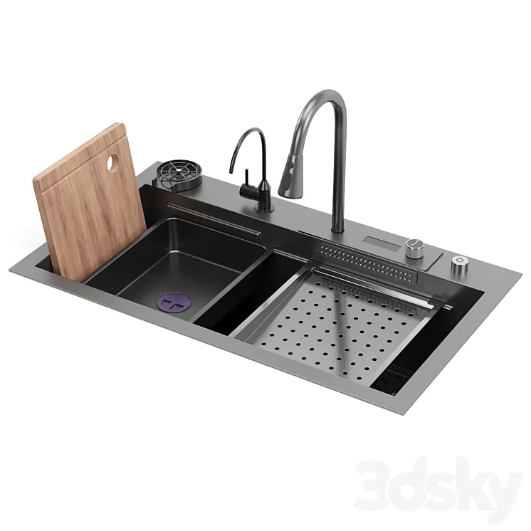 RIBANEDY kitchen sink 3DS Max