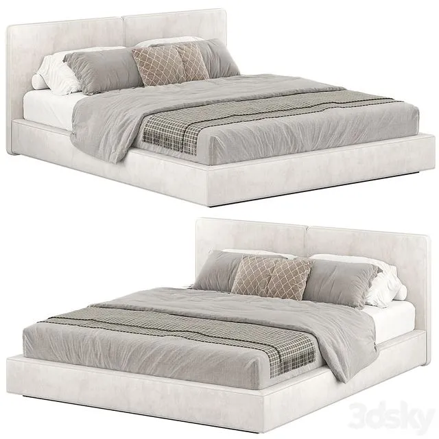 RICHARD BED BY B&B ITALIA 3dsMax Model