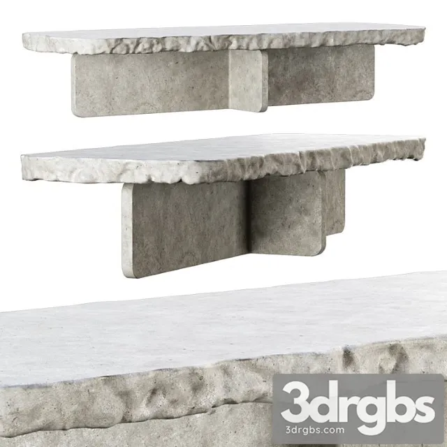 Richard Concrete Long Table By Bpoint Design Obedennyi Stol Iz Betona 3dsmax Download