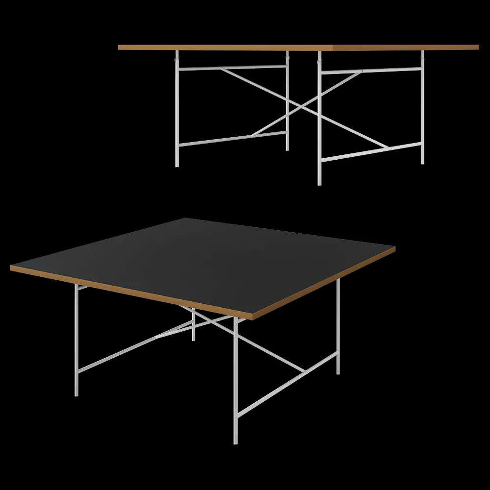 RICHARD LAMPERT – Table EIERMANN Mittig Quadratisch 3ds Max
