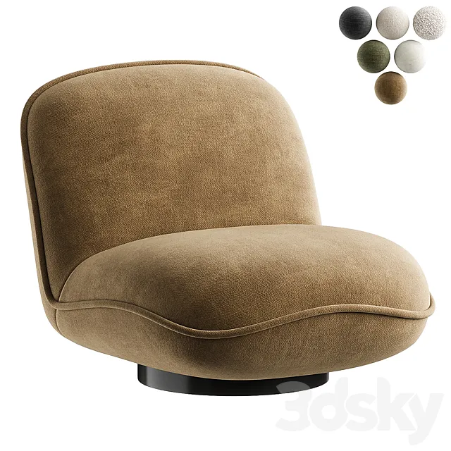 Richmond Fauteuil Ophelia Medium Lovely Creme 3ds Max