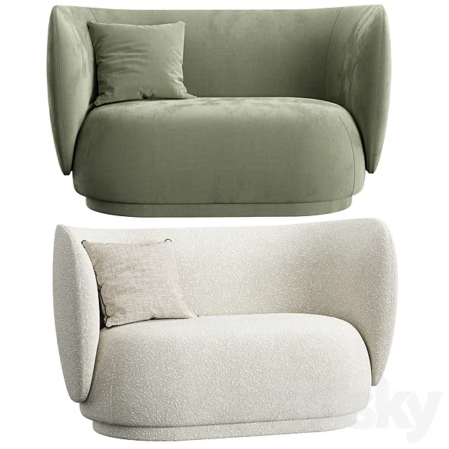 Rico Lounge Sofa 3ds Max