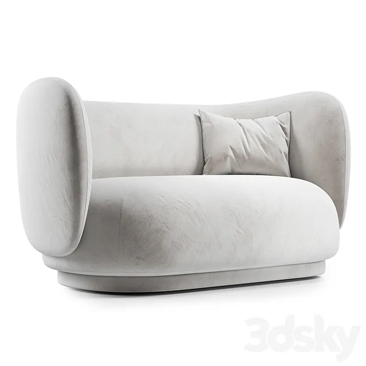 Rico sofa 2 seater 3DS Max