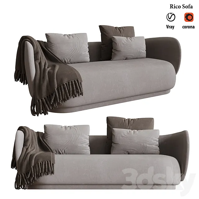Rico sofa 3ds Max