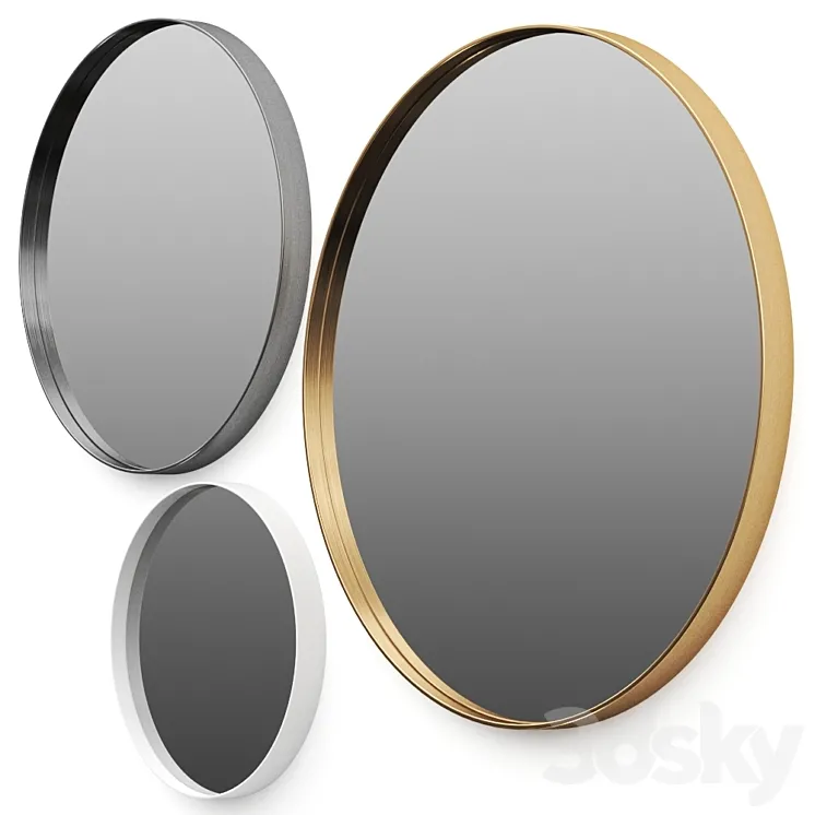 RIFLESSO Mirror by DE CASTELLI 3DS Max Model