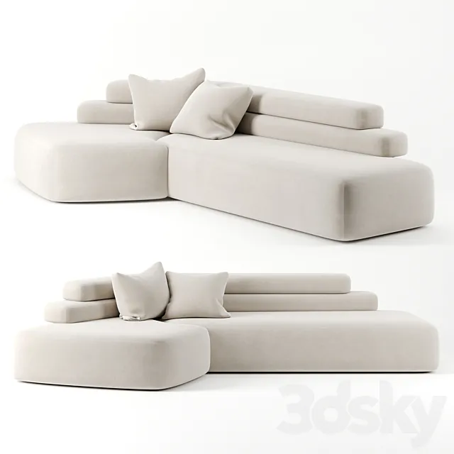 Rift sofa by Moroso 3DSMax File