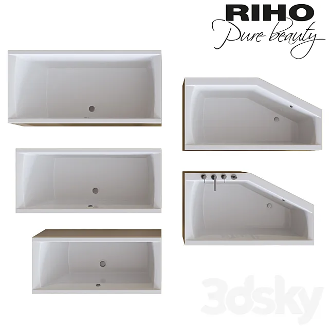 RIHO baths + Newform bath _ shower mixer 3DSMax File