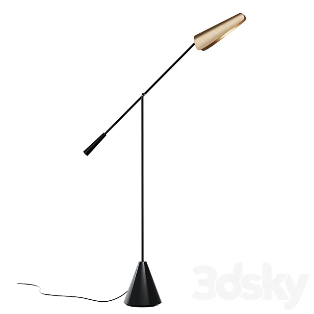 Rik Adjustable Floor Lamp floor lamp 3ds Max