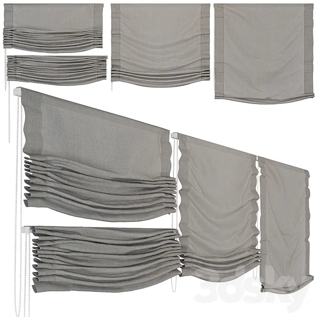 Rim_curtain_set_4 3ds Max