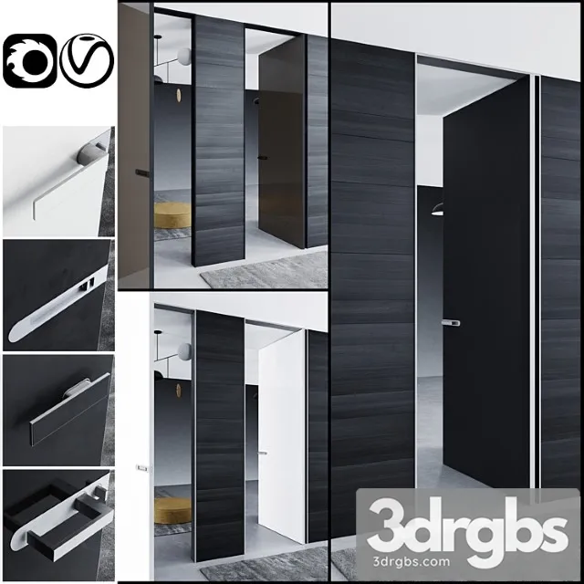 Rimadesio doors aura   doors for office and home 3dsmax Download
