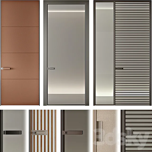 Rimadesio Doors SET 3DS Max Model