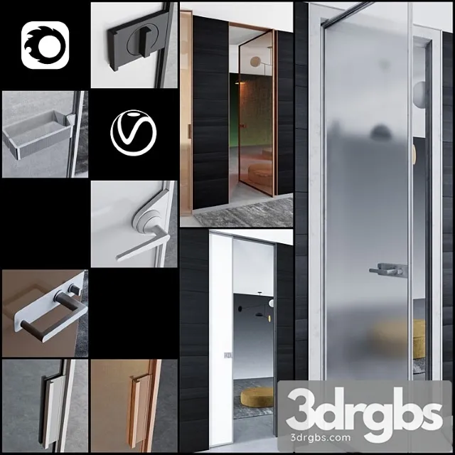 Rimadesio doors zen   doors for office and home_1 3dsmax Download