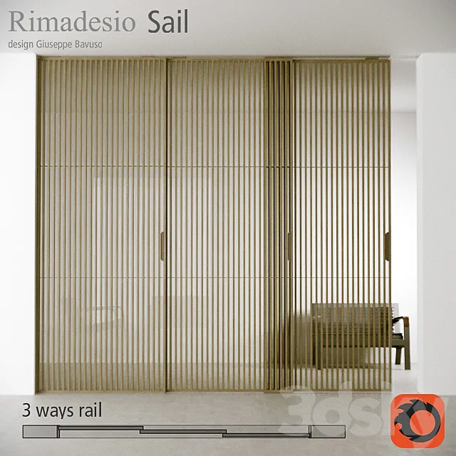 RIMADESIO Sliding doors SAIL 3DSMax File