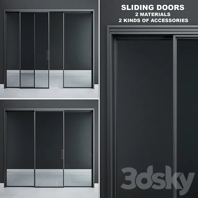 Rimadesio Velaria Sliding Doors 3DSMax File