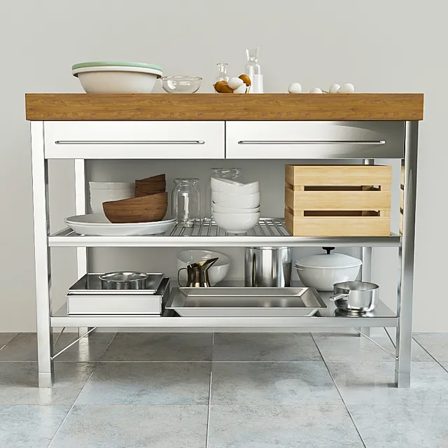 Rimforsa worktable IKEA 3ds Max