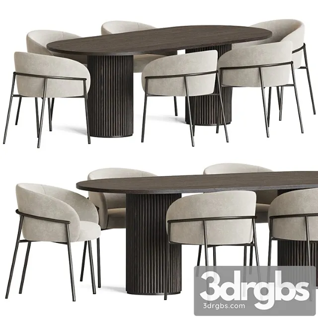 Rimo chair campbell table dining set