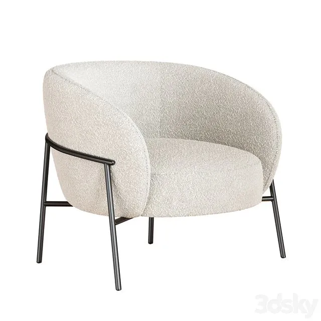 Rimo easy chair 3dsMax Model