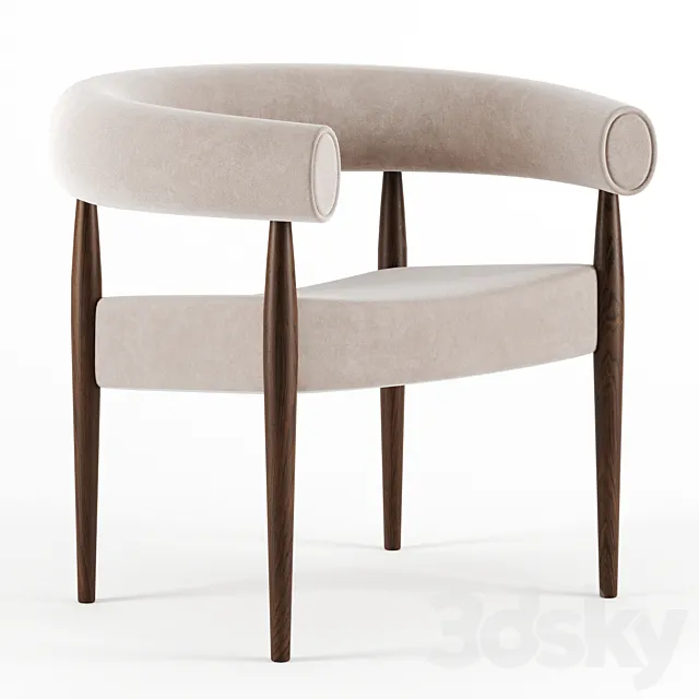 Ring chair by Getama 3DS Max Model