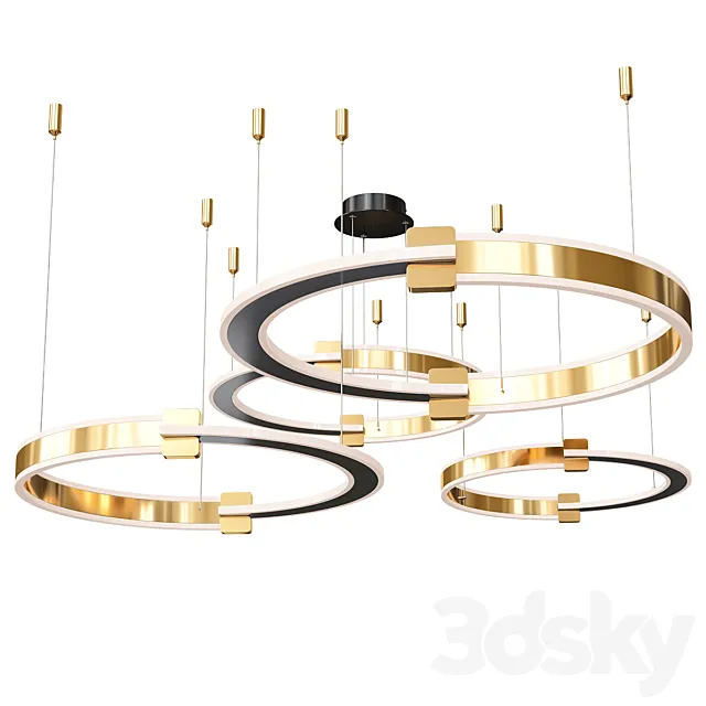 Ring Chandelier 3ds Max