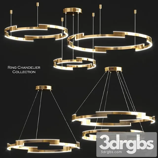 Ring chandelier collection