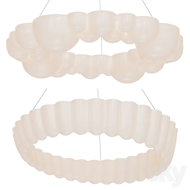 Ring Chandeliers ODDLY 3ds Max