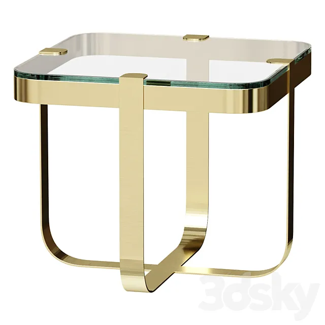 Ring Square Side Table 3ds Max