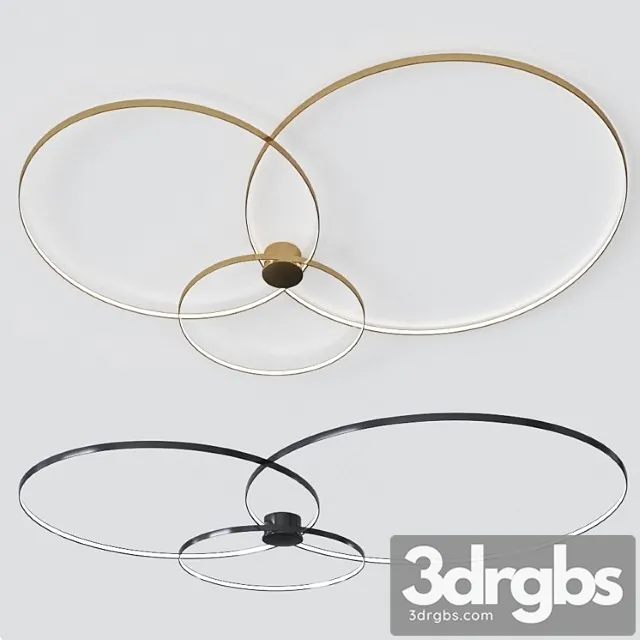 Rings Ceiling Lamp By Zava 3dsmax Download