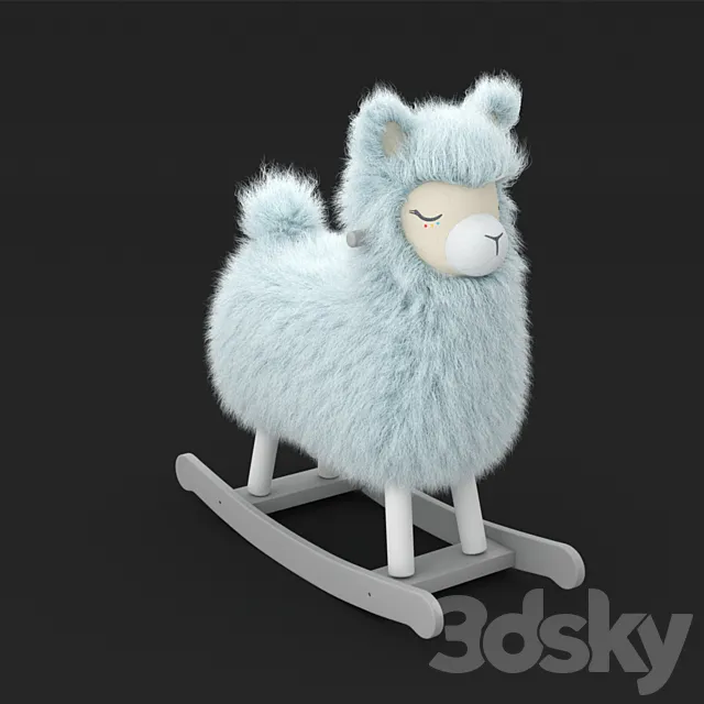 Rio rocking llama 3ds Max