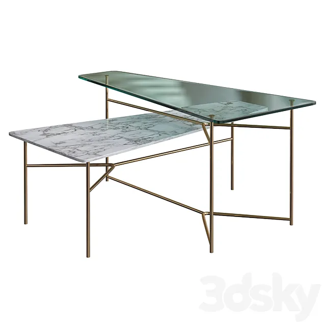 Rioalto Coffee Table Reflex Angelo 3DSMax File