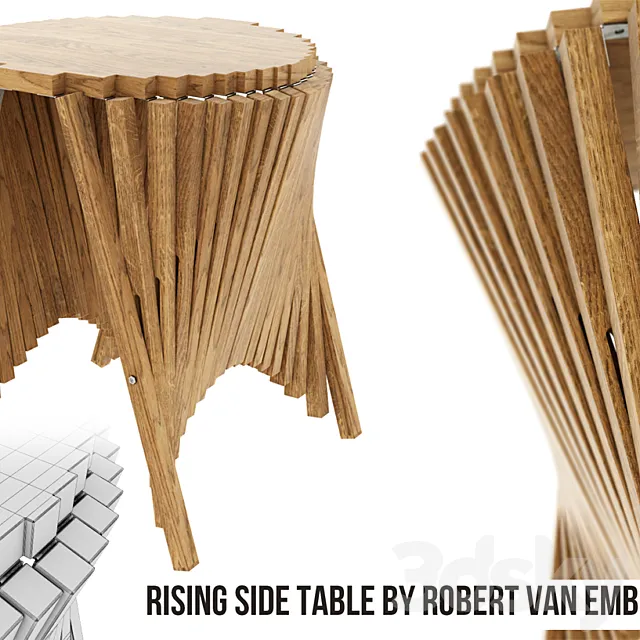 Rising side table 3DSMax File