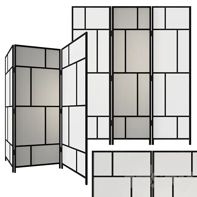 RISOR Partition IKEA 3ds Max