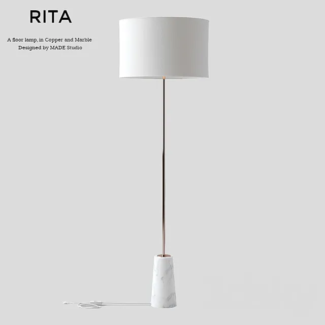 Rita Floor Lamp 3DS Max Model