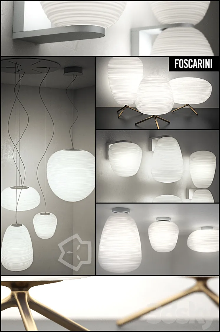 RITUALS by Foscarini – Lamps Collection 3DS Max