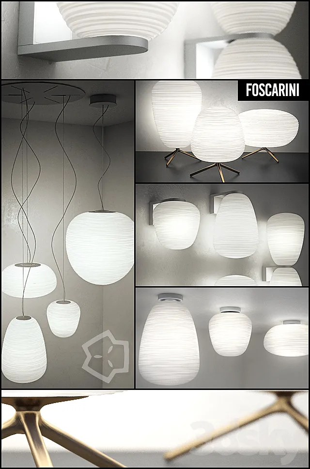 RITUALS by Foscarini – Lamps Collection 3DSMax File