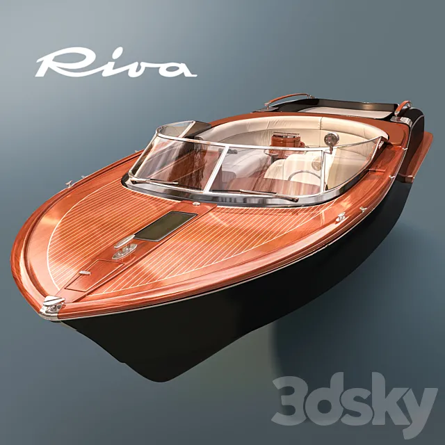 Riva Aquariva Super 3DS Max Model