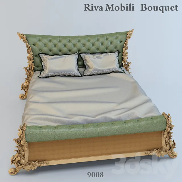 Riva Mobili bedroom Bouquet 3DSMax File