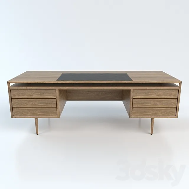 Rive Droite Table Desk 3ds Max