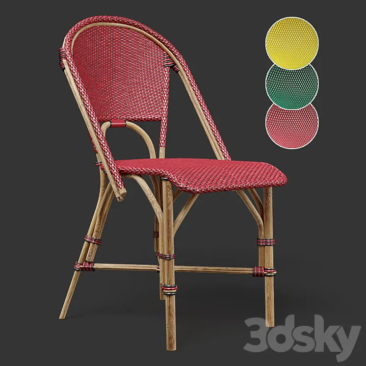 Riviera Dining Chair 3DS Max Model