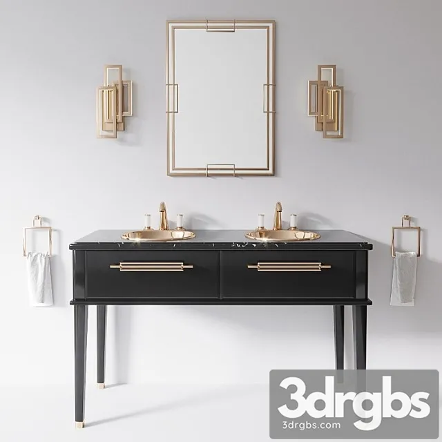Riviere black nero marquinia 2x sink by oasis group