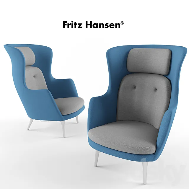 RO CHAIR by FRITZ HANSEN 3DS Max Model