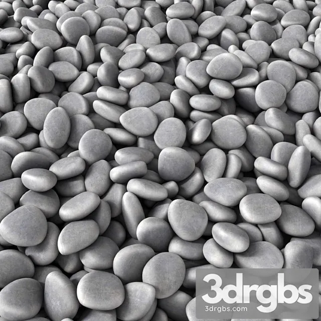Road gray smooth pebble 3dsmax Download