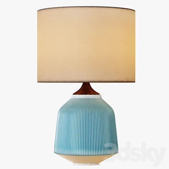 Roar + Rabbit Ripple Ceramic Table Lamp 3ds Max