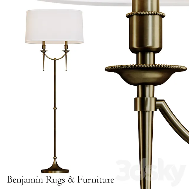 Robert Abbey Cedric Floor Lamp.3 3DS Max Model