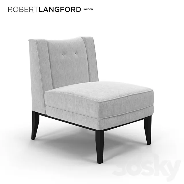 Robert langford Armchair Finn 3DS Max Model