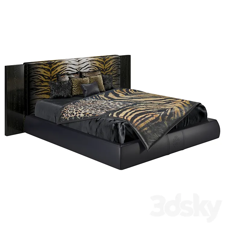 Roberto Cavalli Morne Bed 3DS Max Model