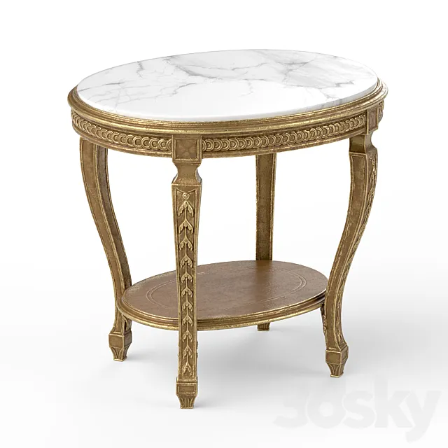 Roberto Giovannini Side Table 1416 3DS Max Model